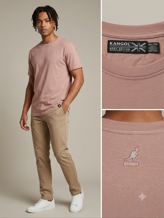 Kangol Other - Kangol Dusty Rose Soft Cotton Modal Crewneck T-Shirt XXL Fits L/XL